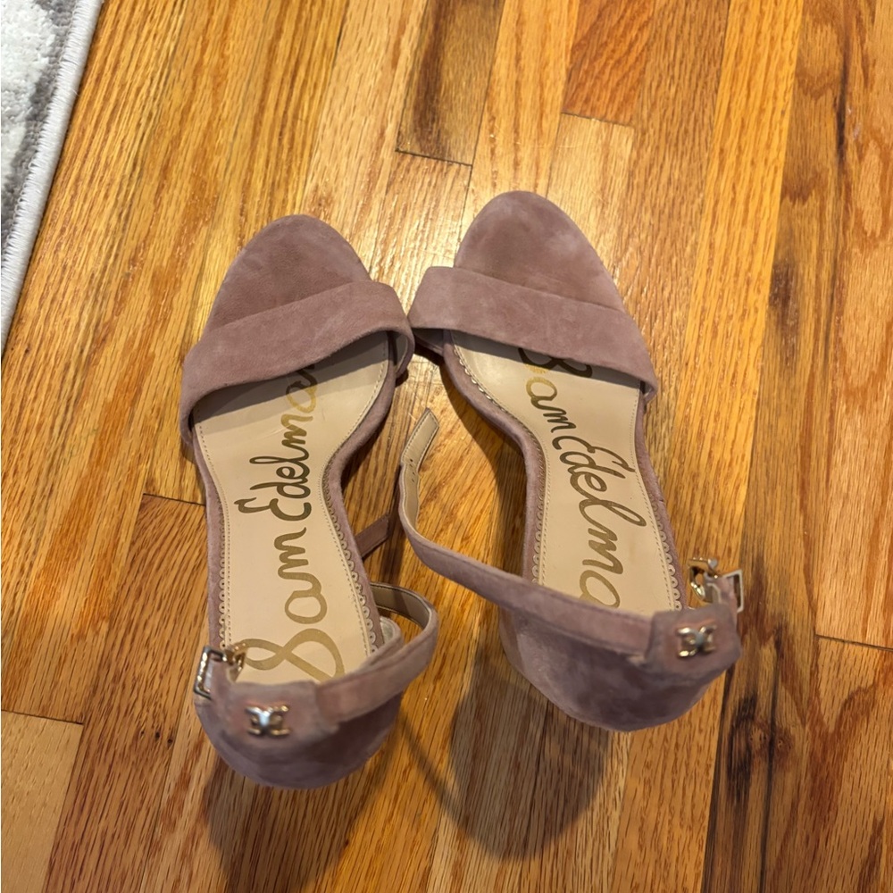 Size 10 Sam Edelman Women's Dusty Mauve Suede D'Orsay heels